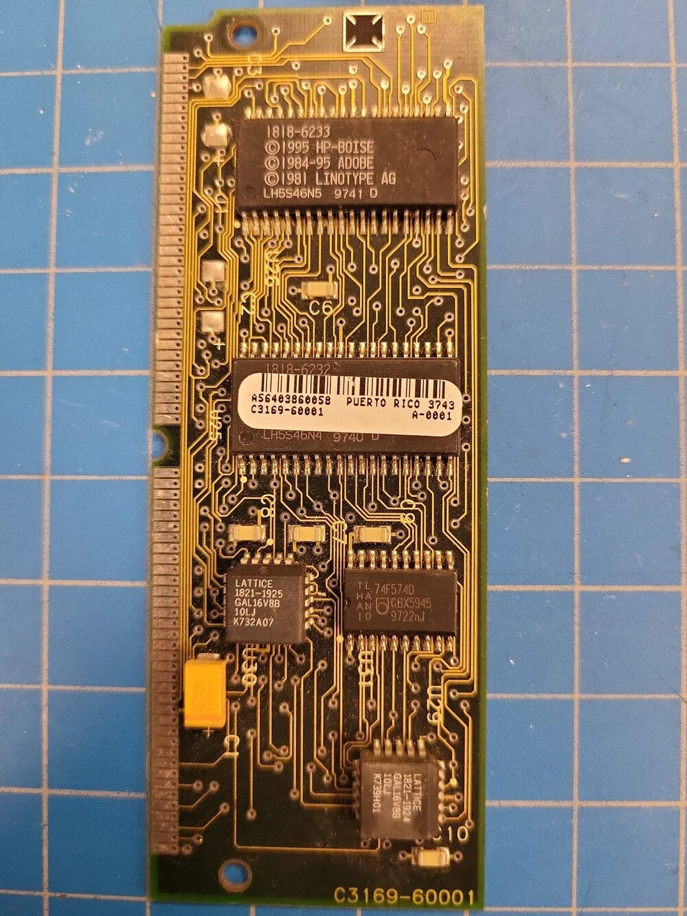 HP C3169-60001 Circuit Board Vintage Computer Part Spare Replacement